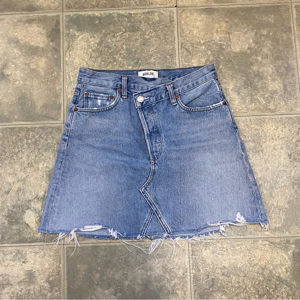 AGOLDE Criss Denim Skirt